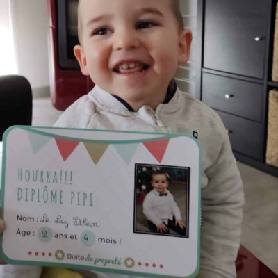 Diplôme pipi Ethan