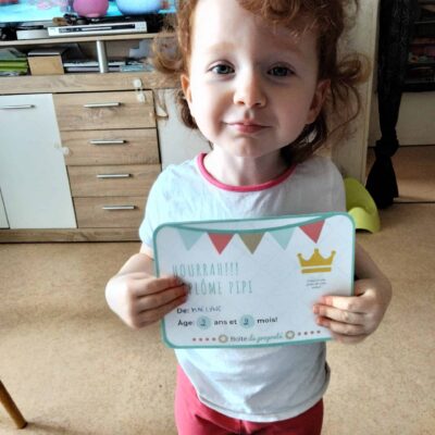 Diplôme pipi Maëlys
