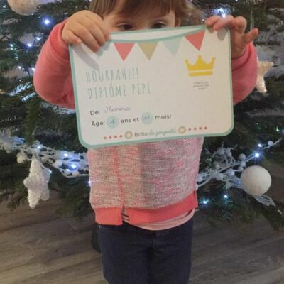 Diplôme pipi Marina
