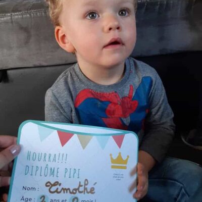 Diplôme pipi Timothé