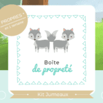 Kit Jumeaux - Boîte de propreté